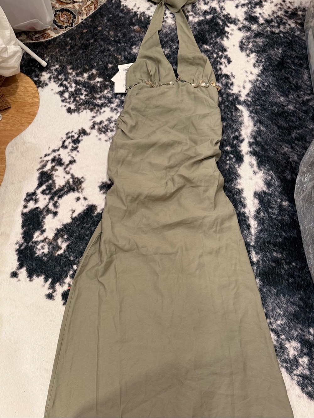 NWT Peppermayo Lorela Maxi Formal Halter Dress